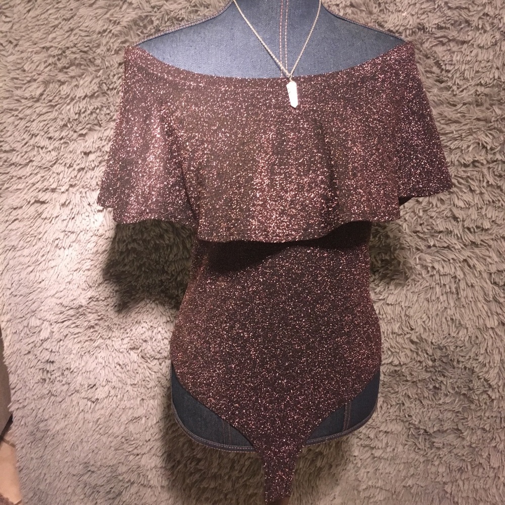 Sparkly leotard.